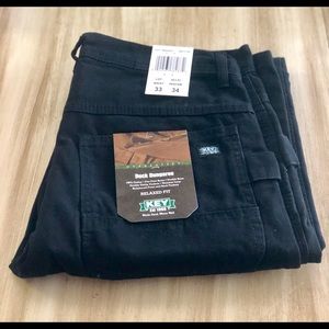 Men’s Key Brand Dungaree Relaxed Fit Work Pants